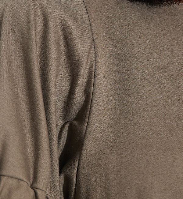 qualite「袖ギャザーカットTOP」|Tシャツ・カットソー|