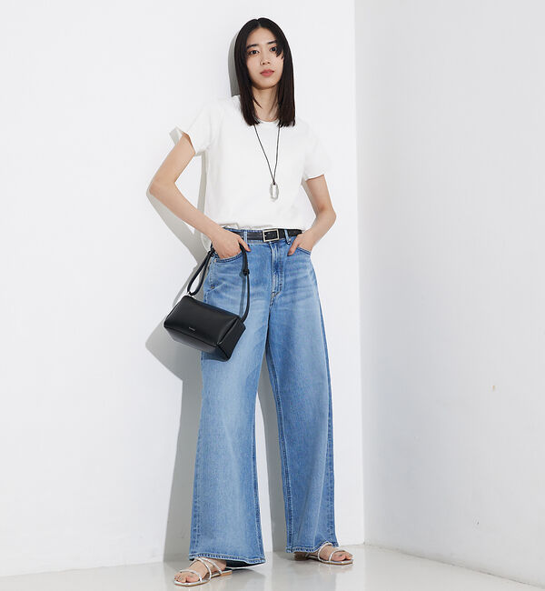 qualite「ウォッシャブルニットT」|Tシャツ・カットソー|