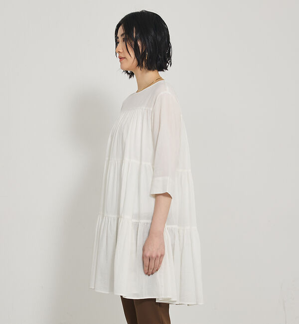 qualite「ティアードチュニック」|ワンピース|