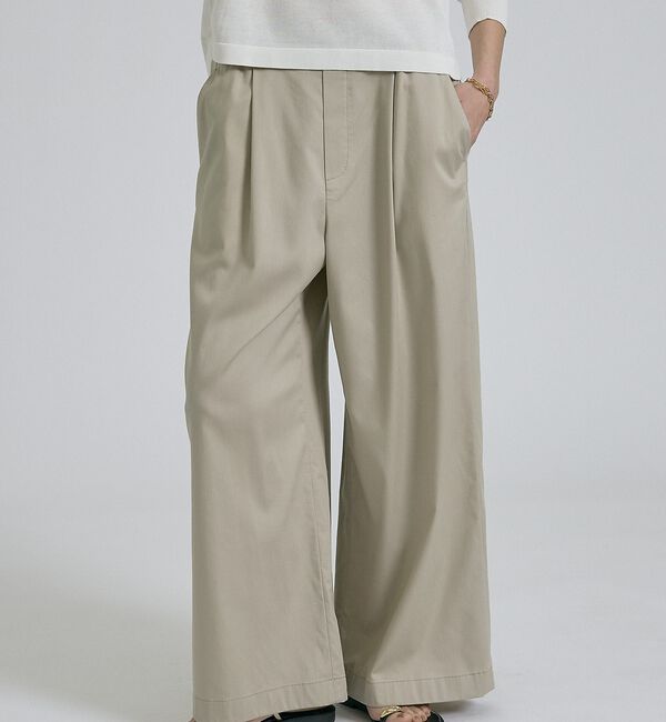 qualite「【接触冷感＆セットアップ対応】ライトデニムパンツ」|その他|