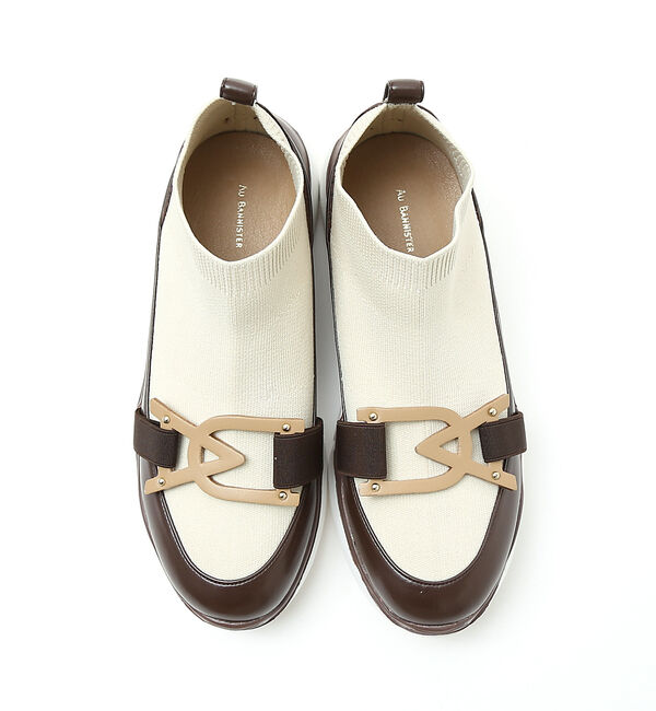 AU BANNISTER「【アイコニックシリーズ】ニットスニーカー」|スニーカー|