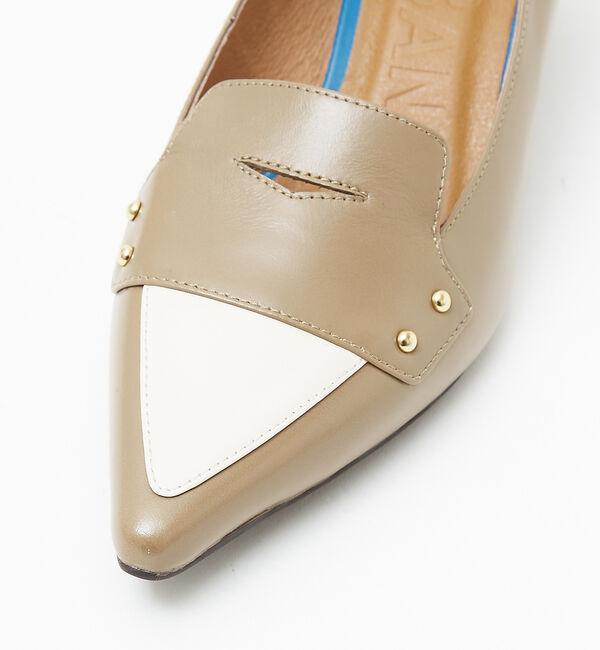 AU BANNISTER「ローファーモチーフミドルパンプス」|パンプス|