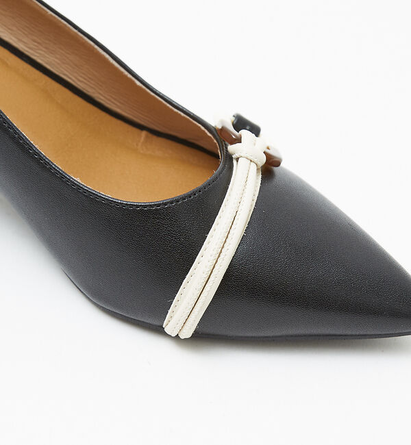 AU BANNISTER「【晴雨兼用】モチーフメタルラインパンプス」|レインシューズ|