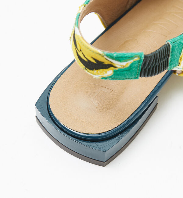 AU BANNISTER「スリングバックオープントゥフラット」|サンダル|