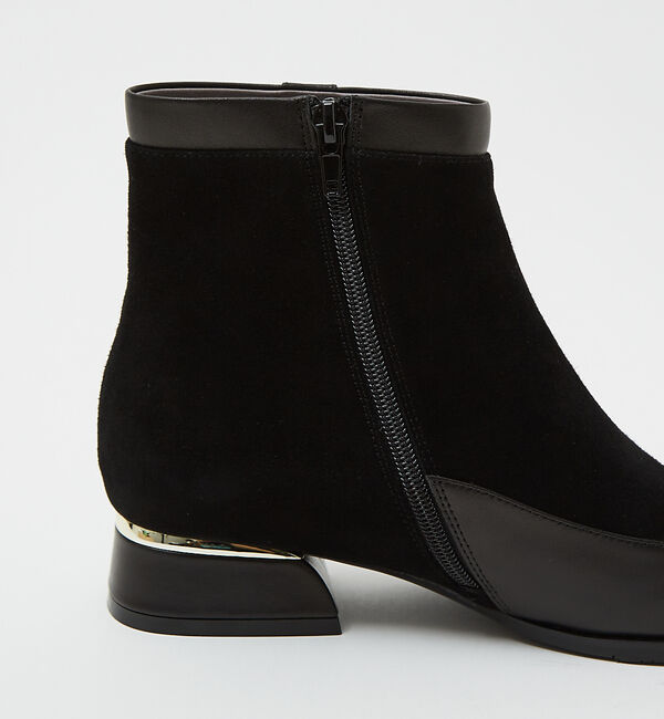 AU BANNISTER「【スノーソール】メタルヒールショートブーツ」|ショートブーツ|