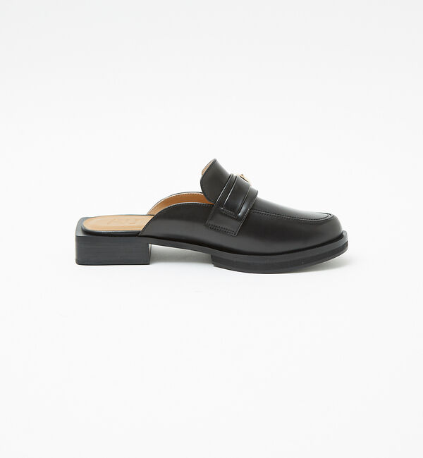 AU BANNISTER「ローファーモチーフミュール」|サンダル|