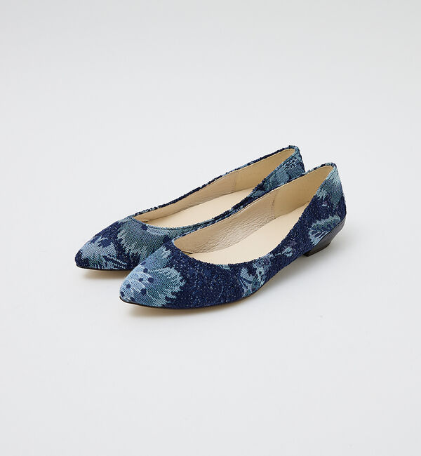 AU BANNISTER「【累計10万足突破！】ボロネーゼカッターパンプス」|パンプス|ネイビー