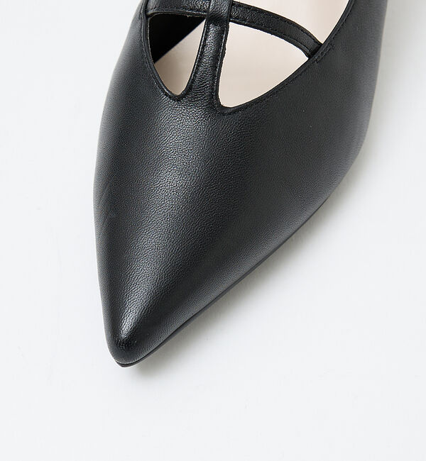 AU BANNISTER「Ｔストラップ メタルヒールパンプス」|パンプス|