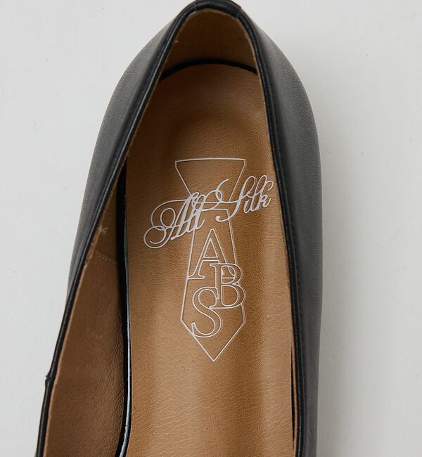 AU BANNISTER「【シルクネクタイ生地使用】グルカモチーフ フラットパンプス」|パンプス|