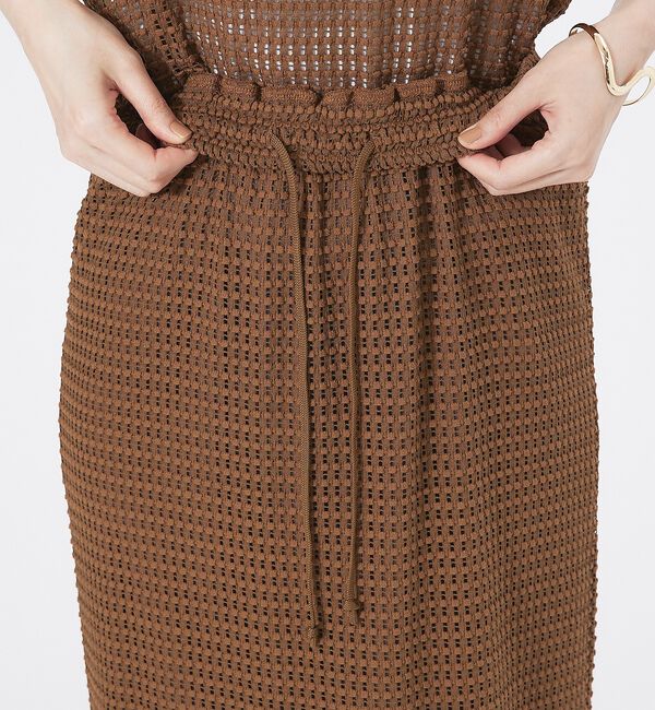 abahouse mavie「メッシュタイトスカート」|スカート|