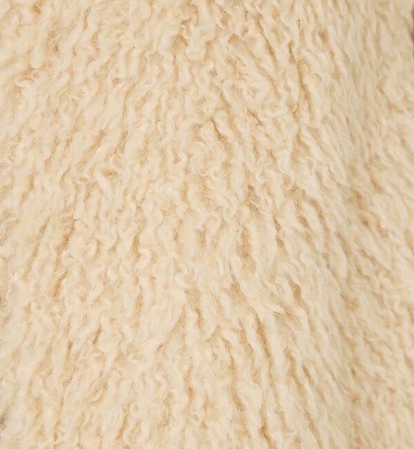 abahouse mavie「フェイクファーベスト」|ベスト・ジレ|