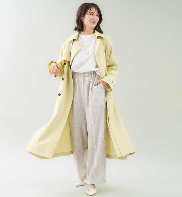 abahouse mavie「ヴィンテージツイルトレンチコート」|トレンチコート|