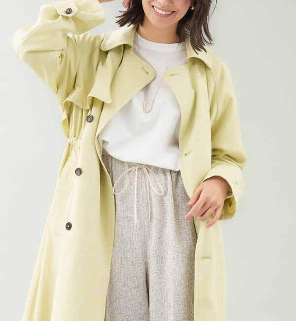 abahouse mavie「ヴィンテージツイルトレンチコート」|トレンチコート|
