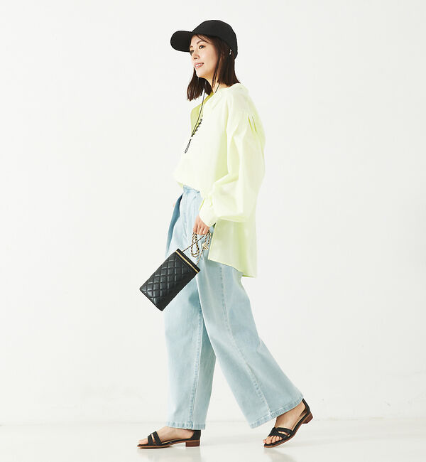 abahouse mavie「コットンナイロンキャップ(ストラップ付)」|その他|