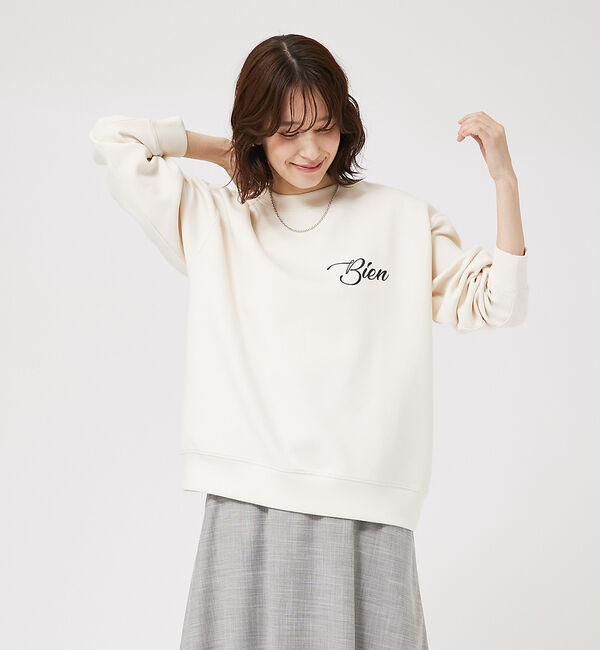 abahouse mavie「シルキーダンボールロゴプルオーバー」|スウェット・ジャージ|