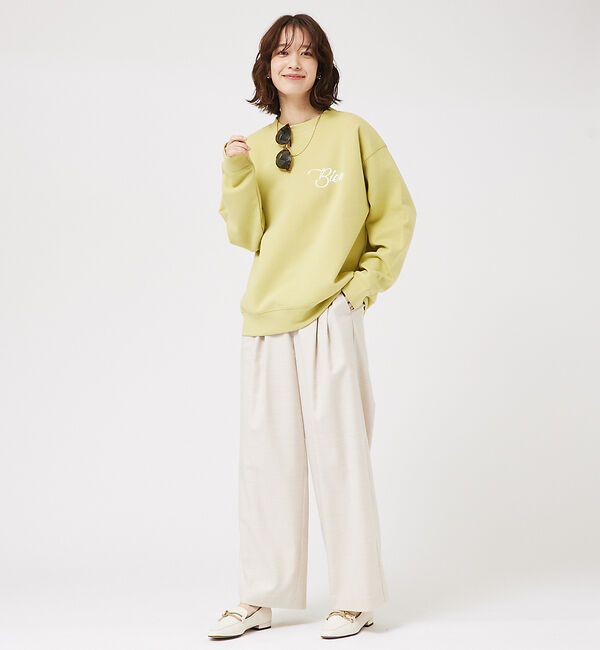 abahouse mavie「シルキーダンボールロゴプルオーバー」|スウェット・ジャージ|