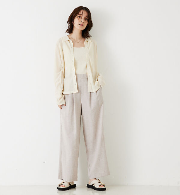 abahouse mavie「【アンサンブル対応】スパンコールニットタンク」|ニット・セーター|