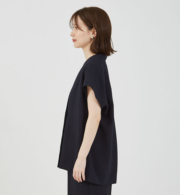 abahouse mavie「【セットアップ対応】ライトツィードフレンチジャケット」|ベスト・ジレ|