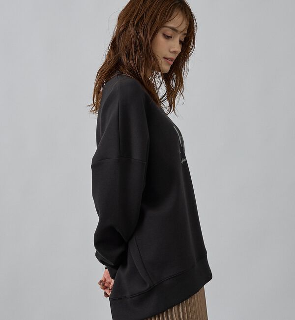 abahouse mavie「シルキーダンボールロゴプルオーバー」|スウェット・ジャージ|