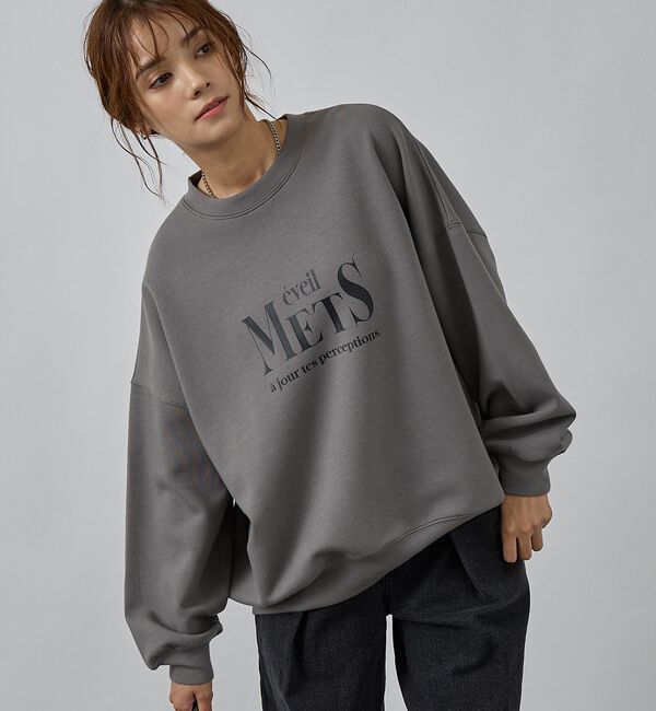 abahouse mavie「シルキーダンボールロゴプルオーバー」|スウェット・ジャージ|