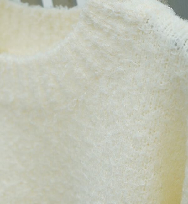 abahouse mavie「ブークレワイドスリーブショートニット」|ニット・セーター|