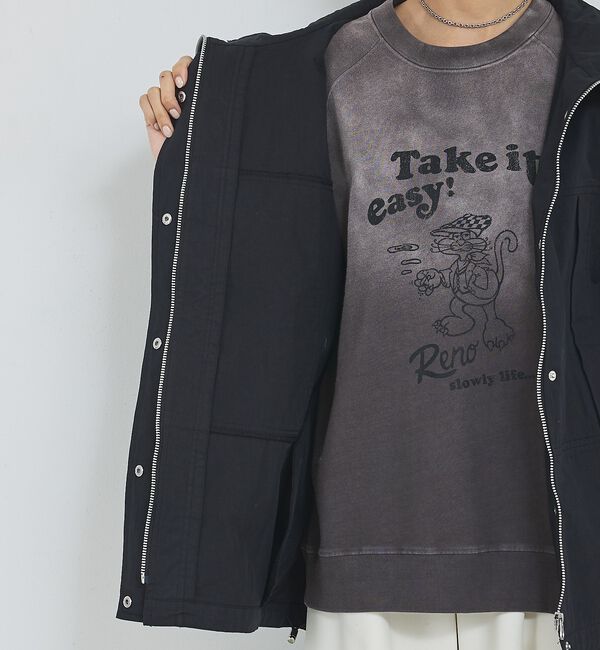 abahouse mavie「【春アウター】フーデッドブルゾン」|ブルゾン・スタジャン|