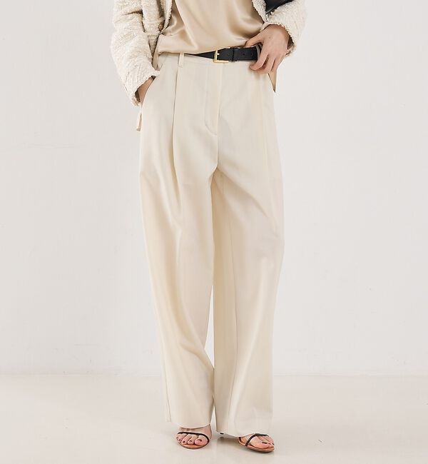 The Store by C' 「【COCUCA】ウォッシャブルカーヴィーパンツ」|その他|ベージュ