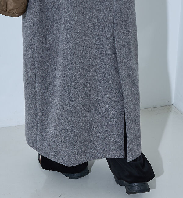 NOMINE「袖キルティングステンカラーコート」|ステンカラーコート|