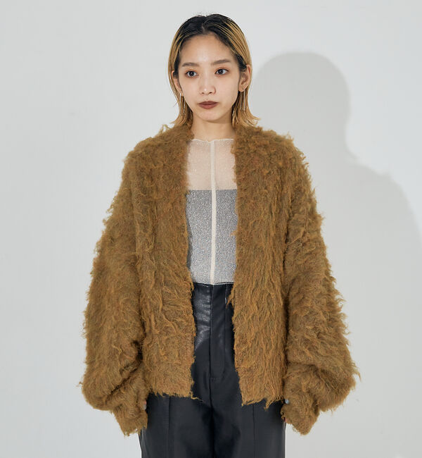 NOMINE「イエティ2WAYニットブルゾン」|カーディガン|