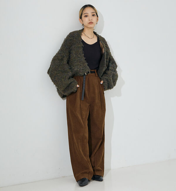 NOMINE「イエティ2WAYニットブルゾン」|カーディガン|