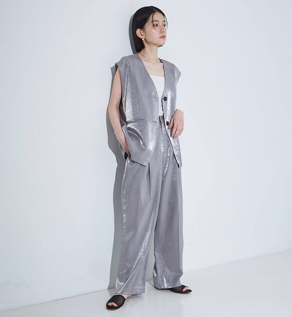 NOMINE「サテンパンツ」|スラックス|