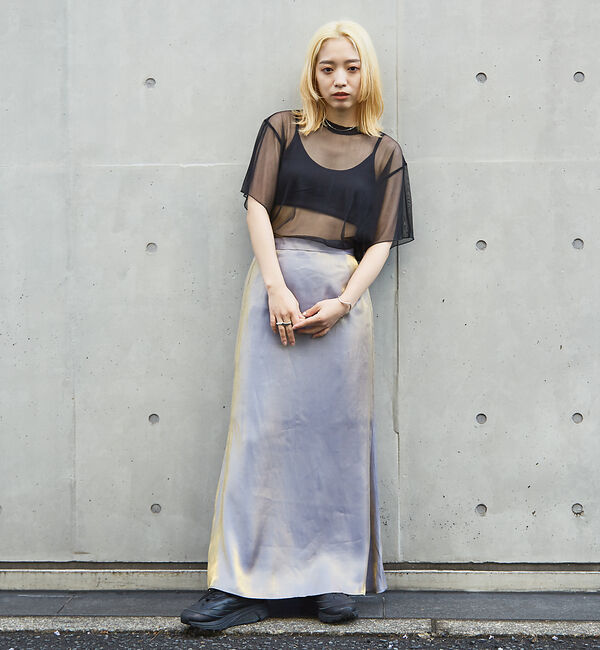 NOMINE「チュールTシャツ」|Tシャツ・カットソー|