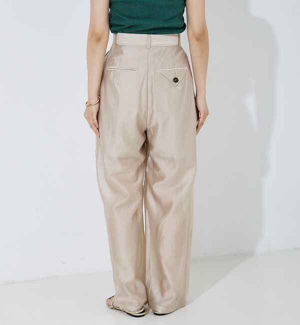 NOMINE「【セットアップ着用可】シアー ワイドパンツ」|その他|