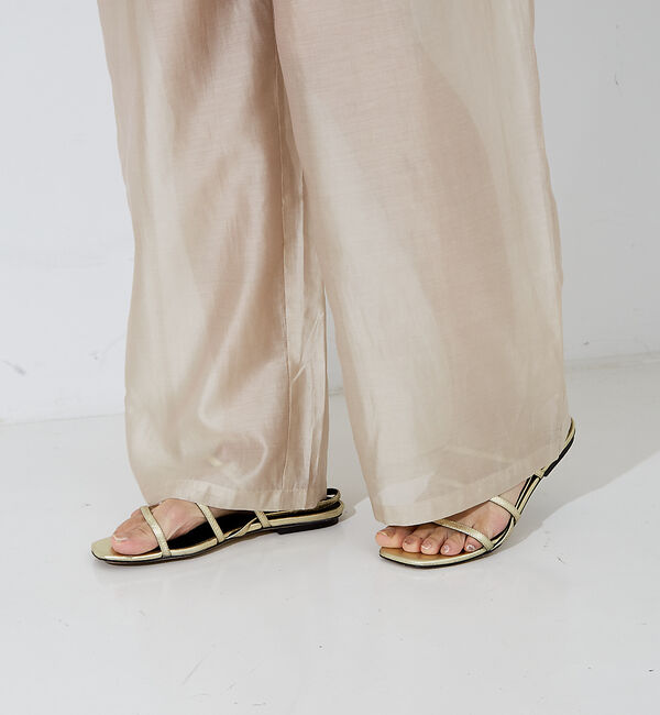 NOMINE「【セットアップ着用可】シアー ワイドパンツ」|その他|