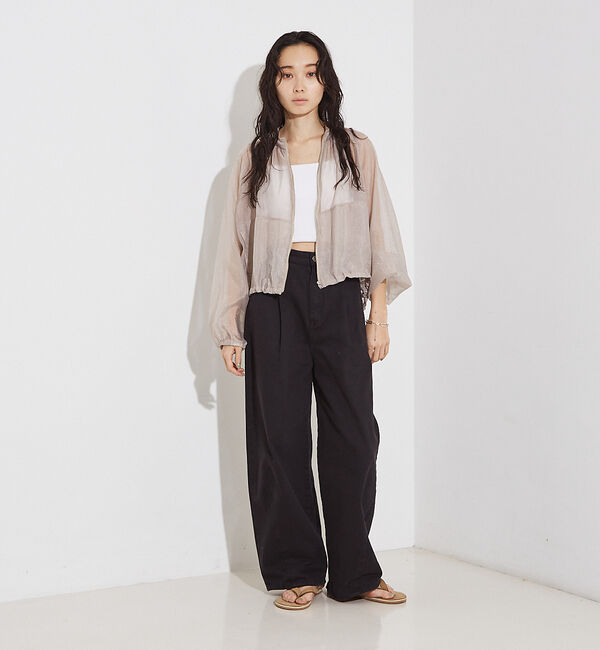 NOMINE「シアー ライトブルゾン」|ブルゾン・スタジャン|