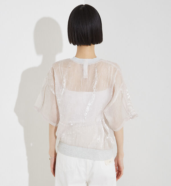 NOMINE「【セットアップ着用可】シャイン リンクル Ｔシャツ」|Tシャツ・カットソー|