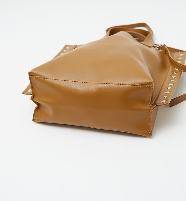 NOMINE「【cheek】rivet 2way tote 2WAY スタッズ トートバッグ」|トートバッグ|