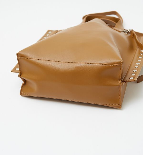 NOMINE「【cheek】rivet 2way tote 2WAY スタッズ トートバッグ」|トートバッグ|