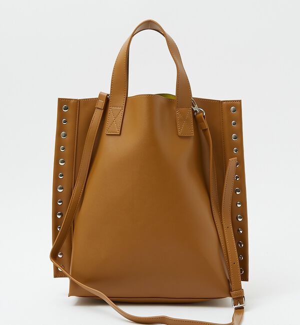 NOMINE「【cheek】rivet 2way tote 2WAY スタッズ トートバッグ」|トートバッグ|