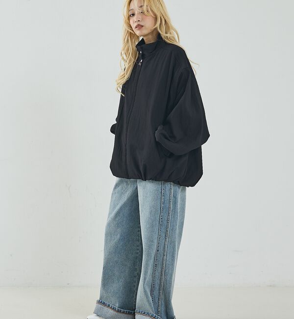NOMINE「中綿 ドルマン ボリューム ブルゾン」|ブルゾン・スタジャン|