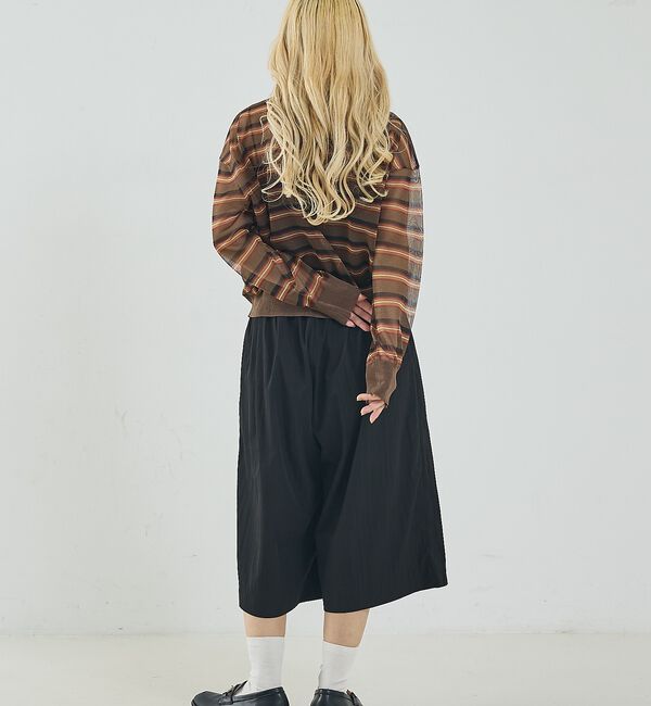 NOMINE「ジャガード シアー ニット カーディガン」|カーディガン|