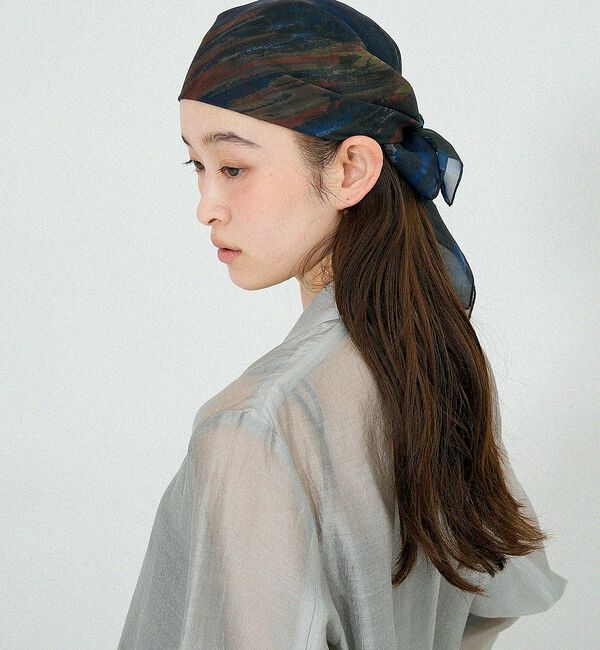 NOMINE「メロー シアー スカーフ」|バンダナ・スカーフ|