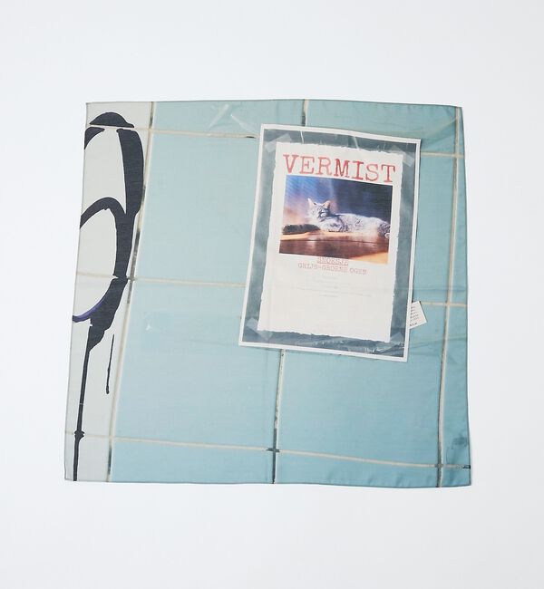 NOMINE「【LY】Postcard scarf　転写プリント 大判 スカーフ」|バンダナ・スカーフ|