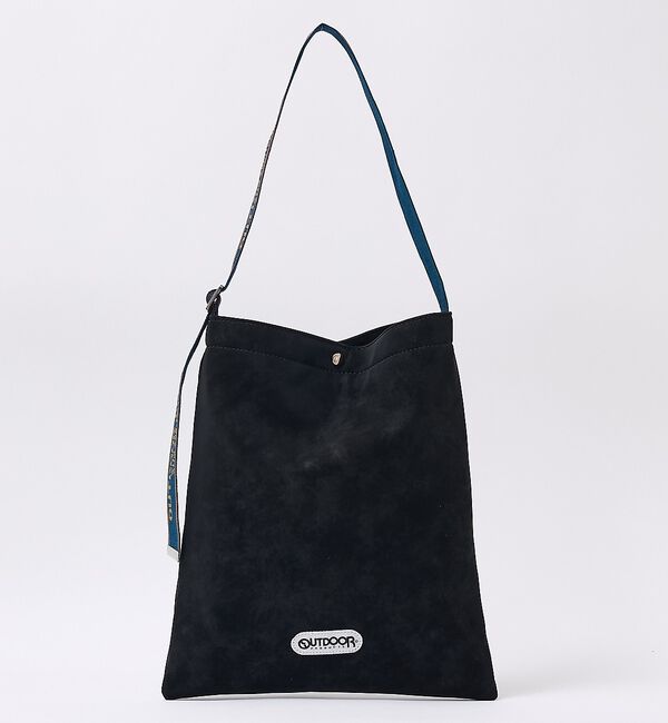 NOMINE「【OUTDOOR PRODUCTS】Jacquard Tape Tote ロゴテ」|トートバッグ|ブラック