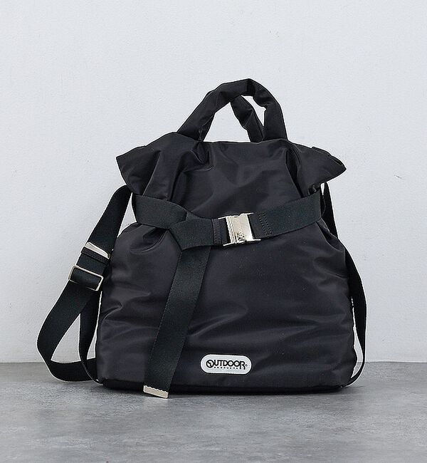 NOMINE「【OUTDOOR PRODUCTS】2way Belt Tote(M) 2WAY」|トートバッグ|ブラック
