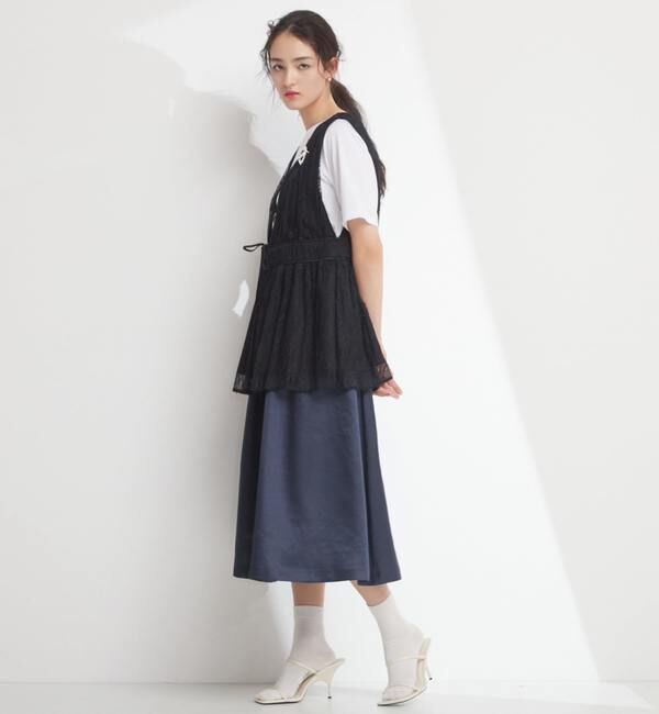 TIARA「タックフレアスカート」|スカート|