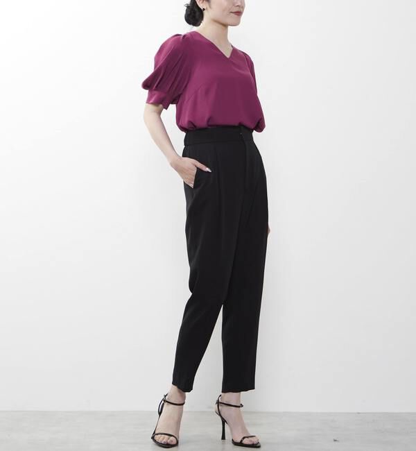 TIARA「Vネックブラウス」|シャツ・ブラウス|