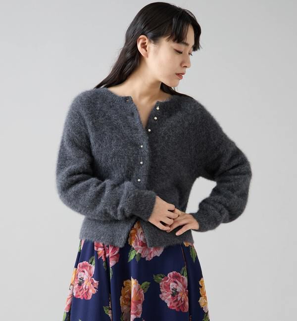 TIARA「FOXアルパカパールカーディガン」|カーディガン|