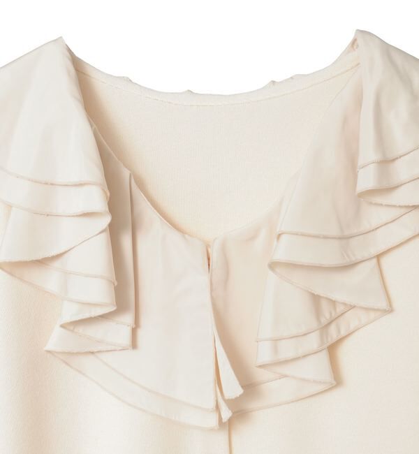 TIARA「フリルカラーカーディガン」|ニット・セーター|