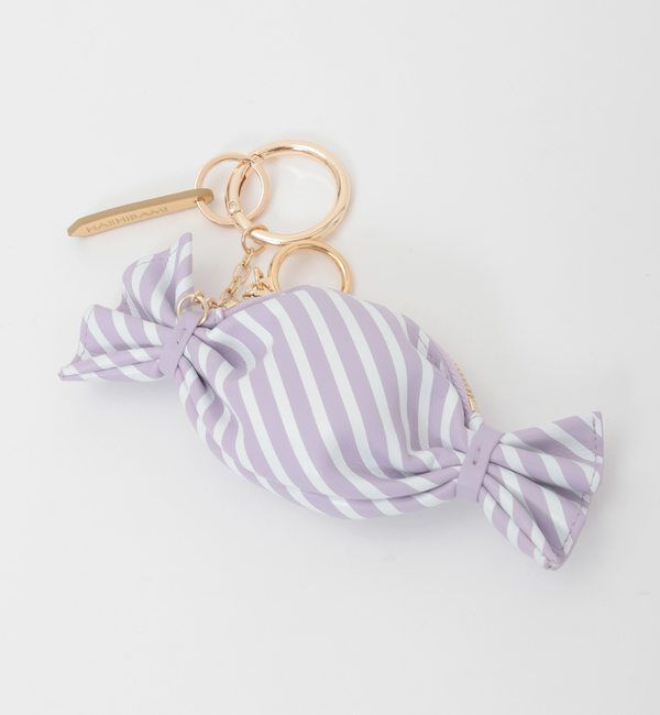 TIARA「【HASHIBAMI/ハシバミ】キャンディジップチャーム」|チャーム・キーホルダー|ラベンダー